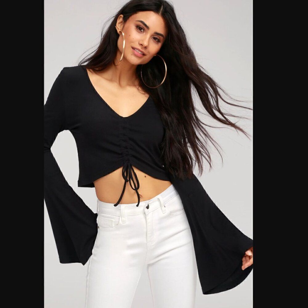 NWT Revolve x JACK by BB Dakota Leia Top in Black | size XS
